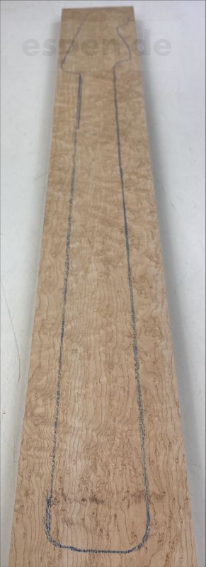 Neck Bird's Eye Maple 1180x118x26mm, Unique Piece #045